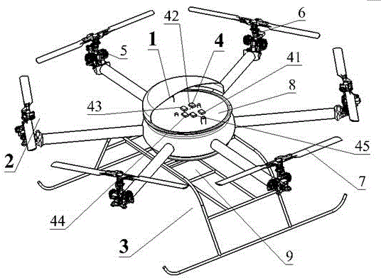 Direct-driven type oil-driving fixed-rotating-speed propeller pitch changing multi-rotor unmanned aerial vehicle and controlling method thereof