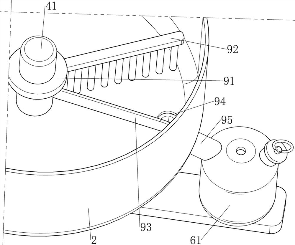 Gear shot blasting device for high-end equipment manufacturing