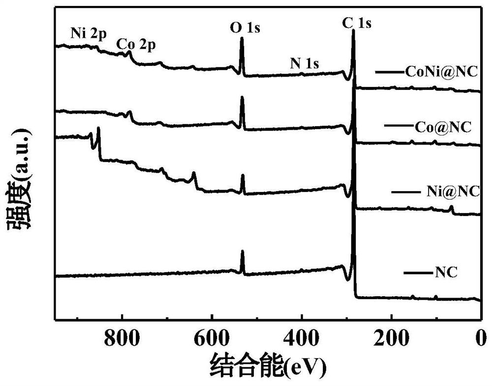 Universal method for preparing metal nitrogen-carbon catalyst material and application of metal nitrogen-carbon catalyst material