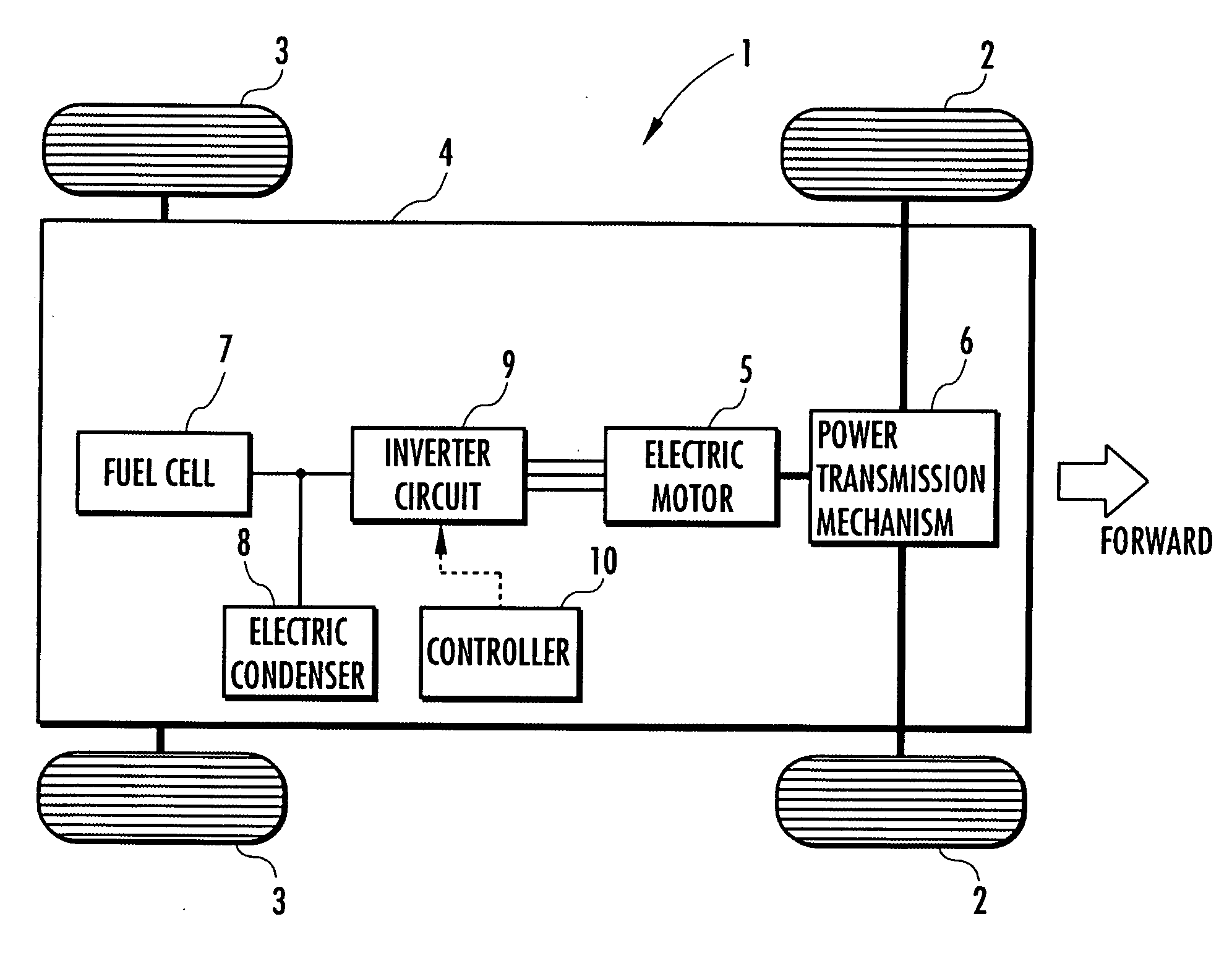 Traction Control Device for Vehicle