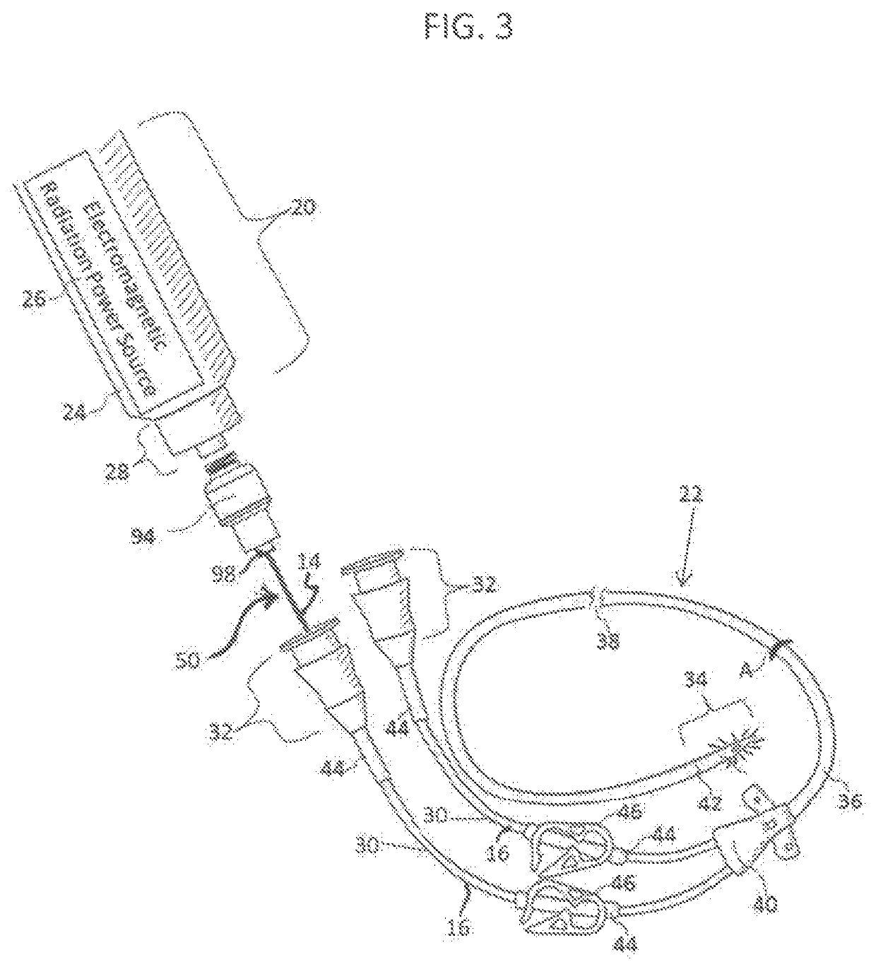 Method and apparatus for removable catheter visual light therapeutic system