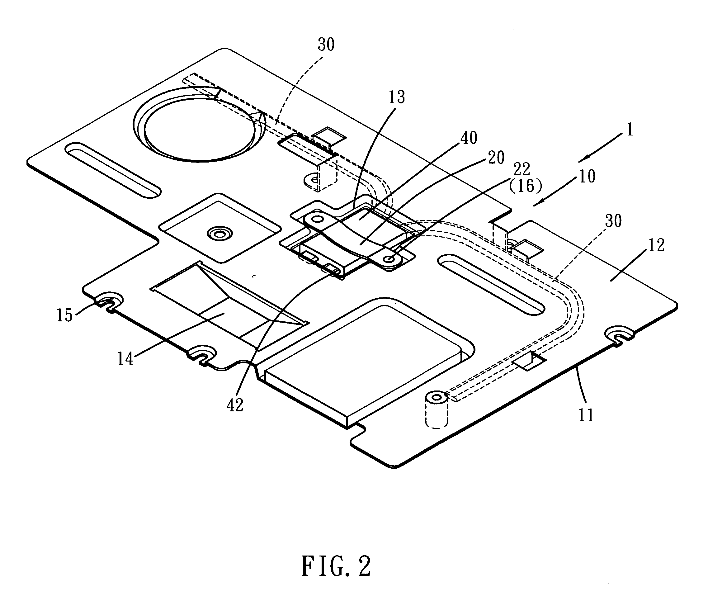 Heatsink device of video graphics array and chipset