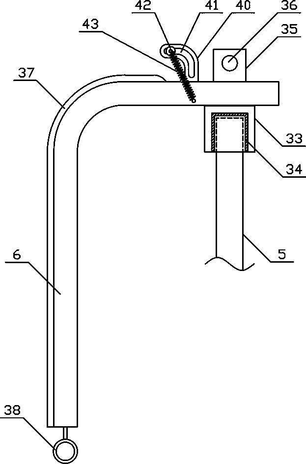 Flax strip winding mechanism
