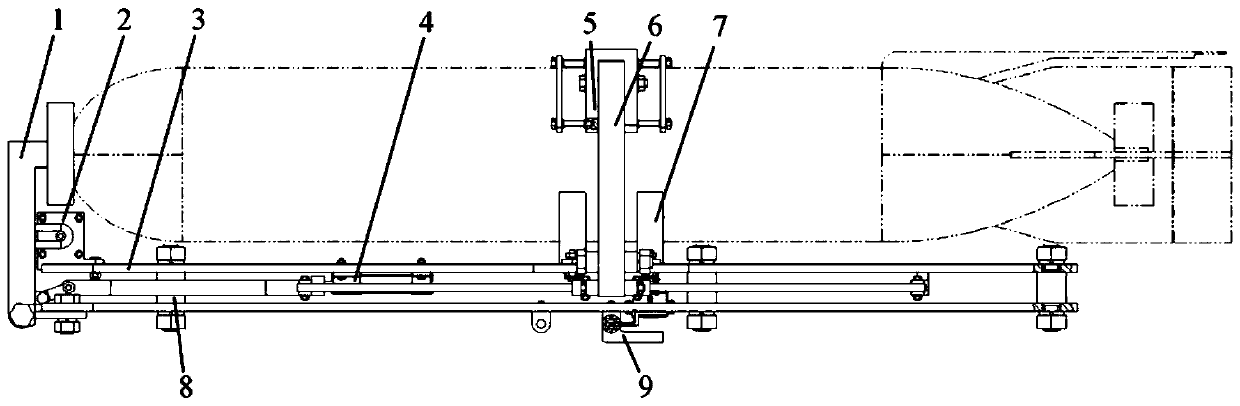 UUV carrying, laying and recovering device