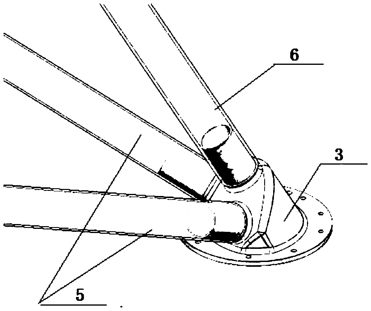 An all-carbon fiber composite inter-device bracket