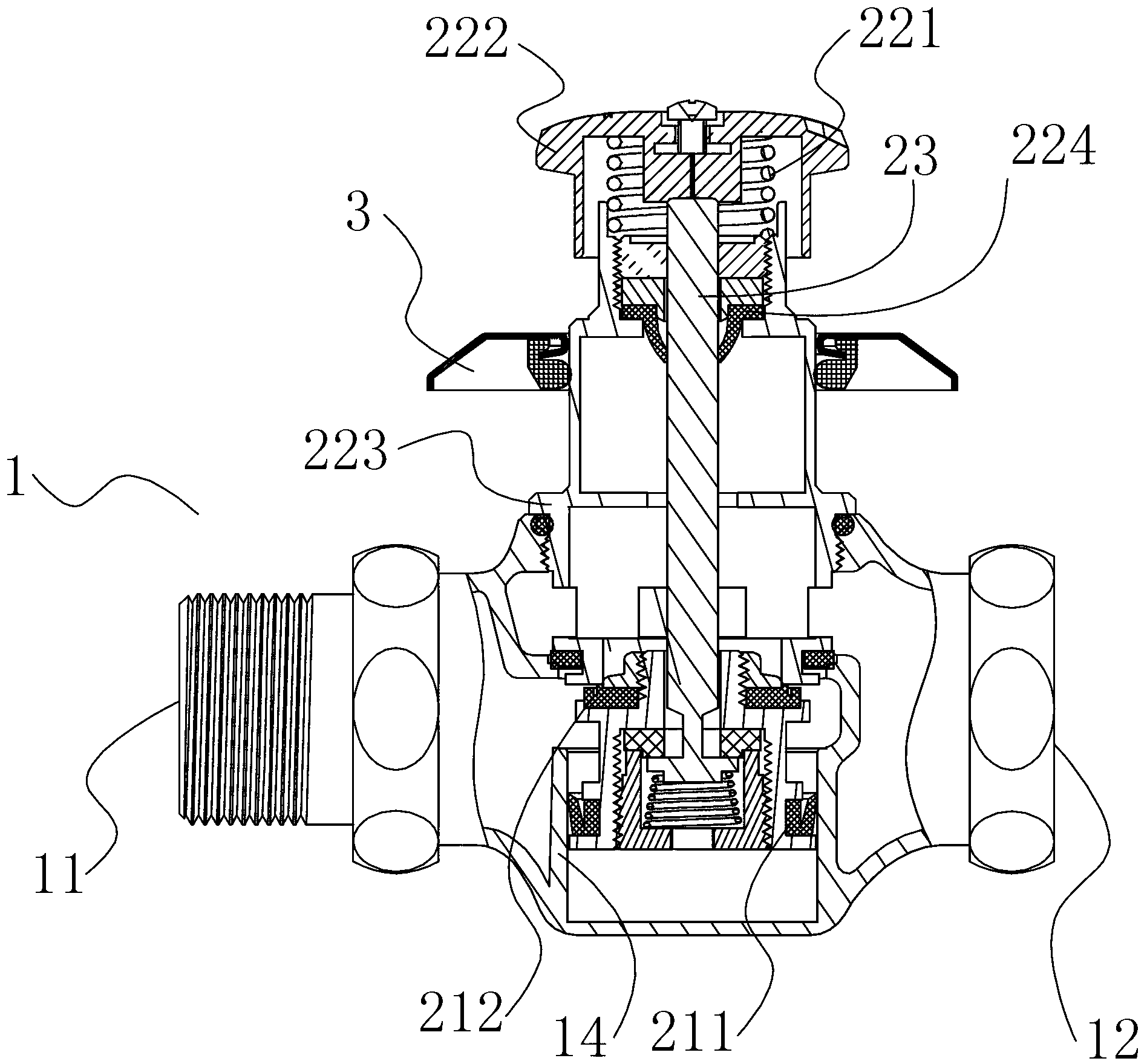 Foot-operated flush valve