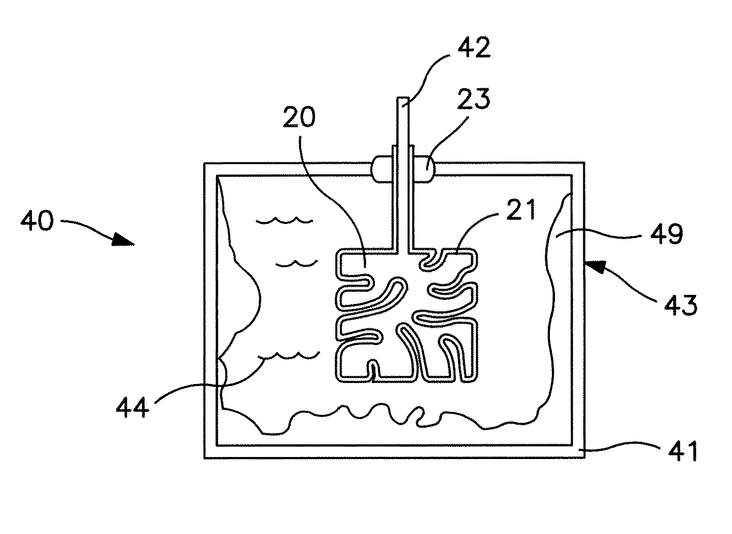 Electrolytic capacitor containing a liquid electrolyte