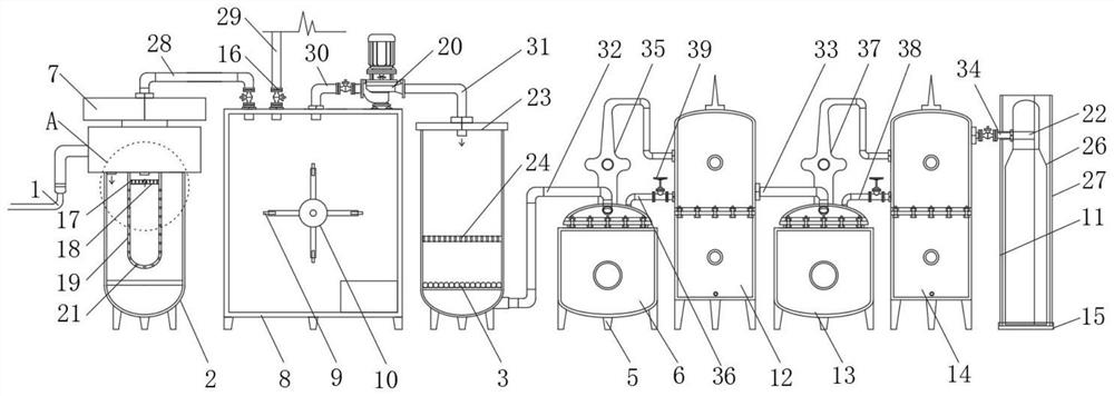 Rectification dehydration equipment for hydrogen bromide electron gas