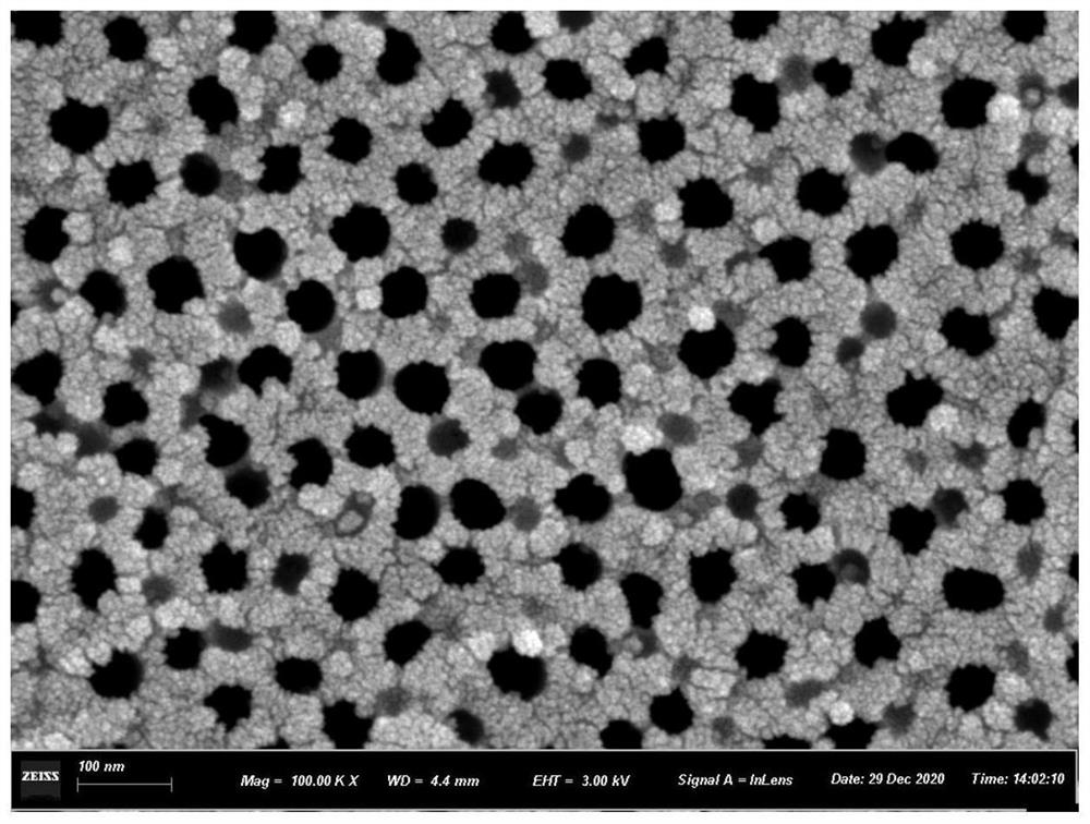 Preparation method of iron ion doped TiO2 nanotube array photocatalyst