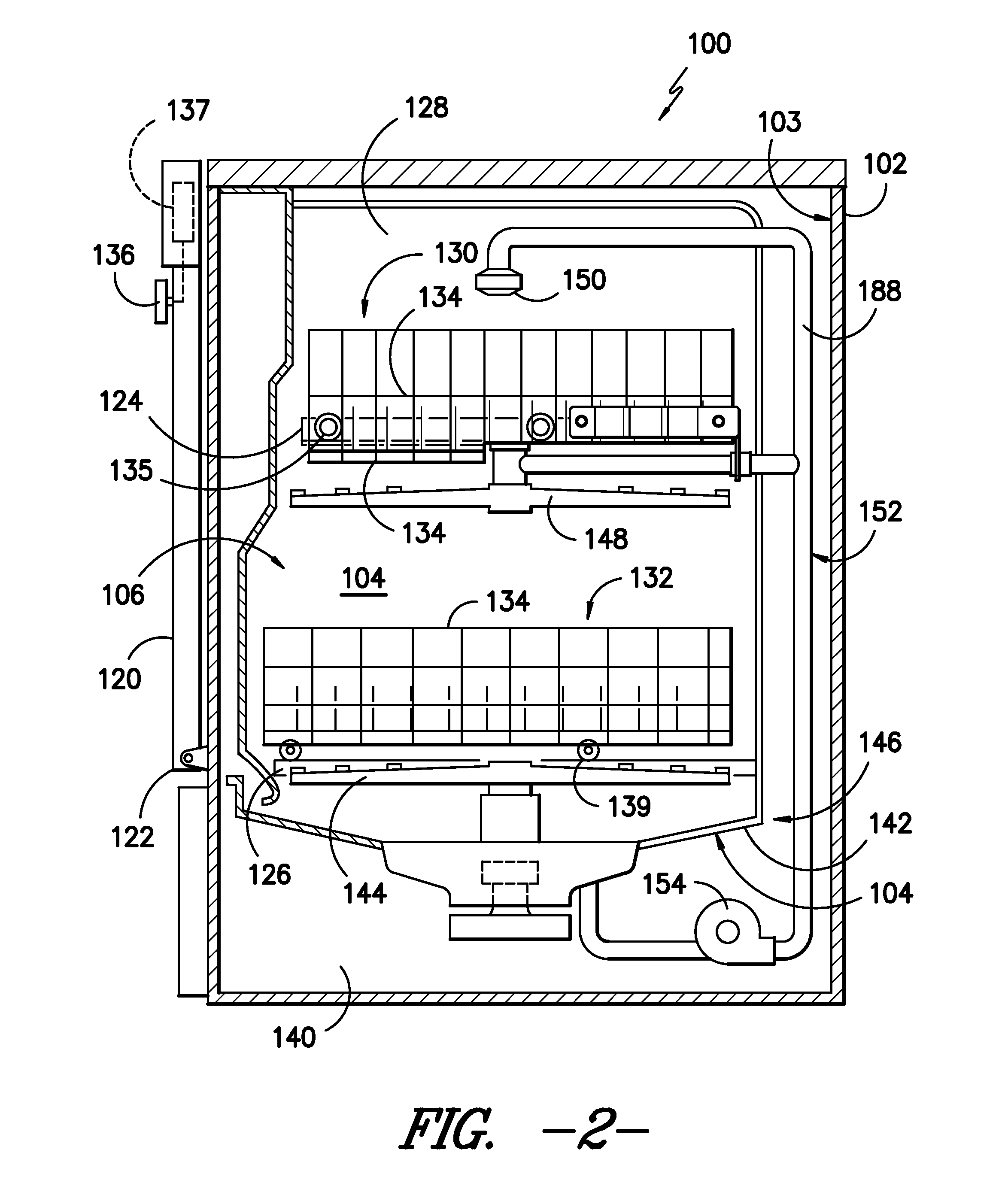 Height adjustable conduit for a dishwashing appliance