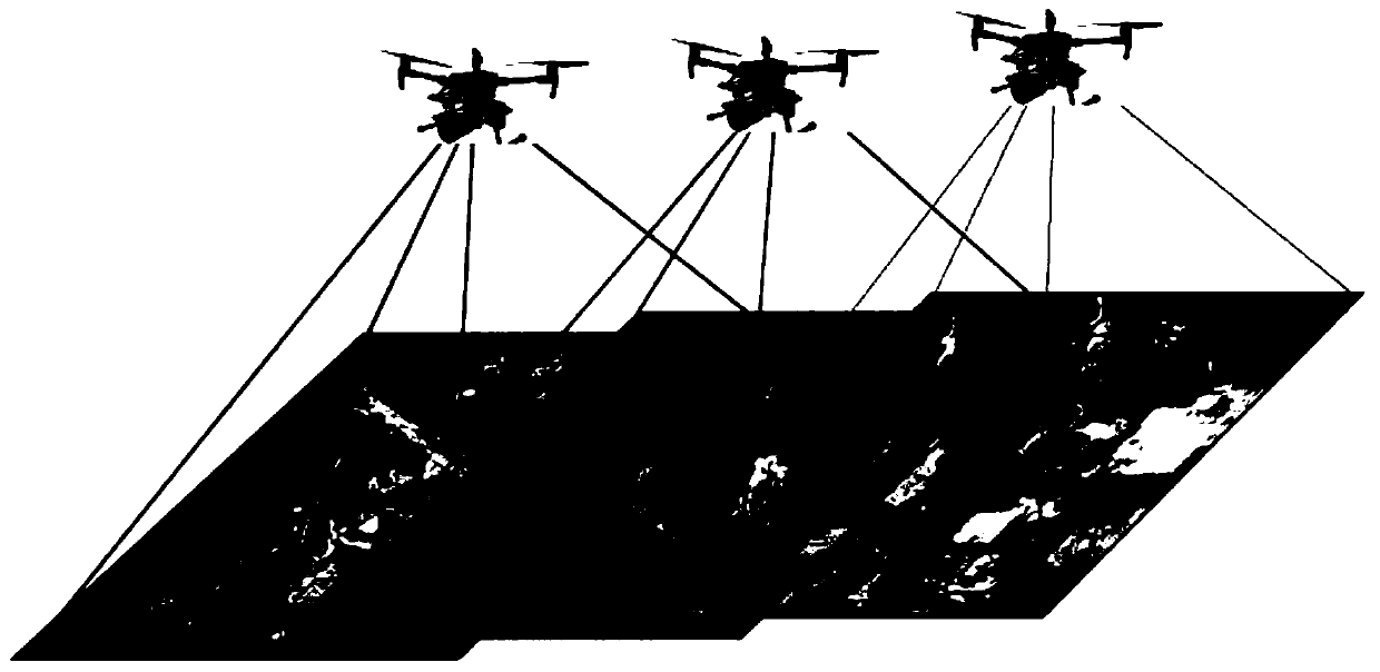 Ground topography scanning device and method based on unmanned aerial vehicle and solid-state radar