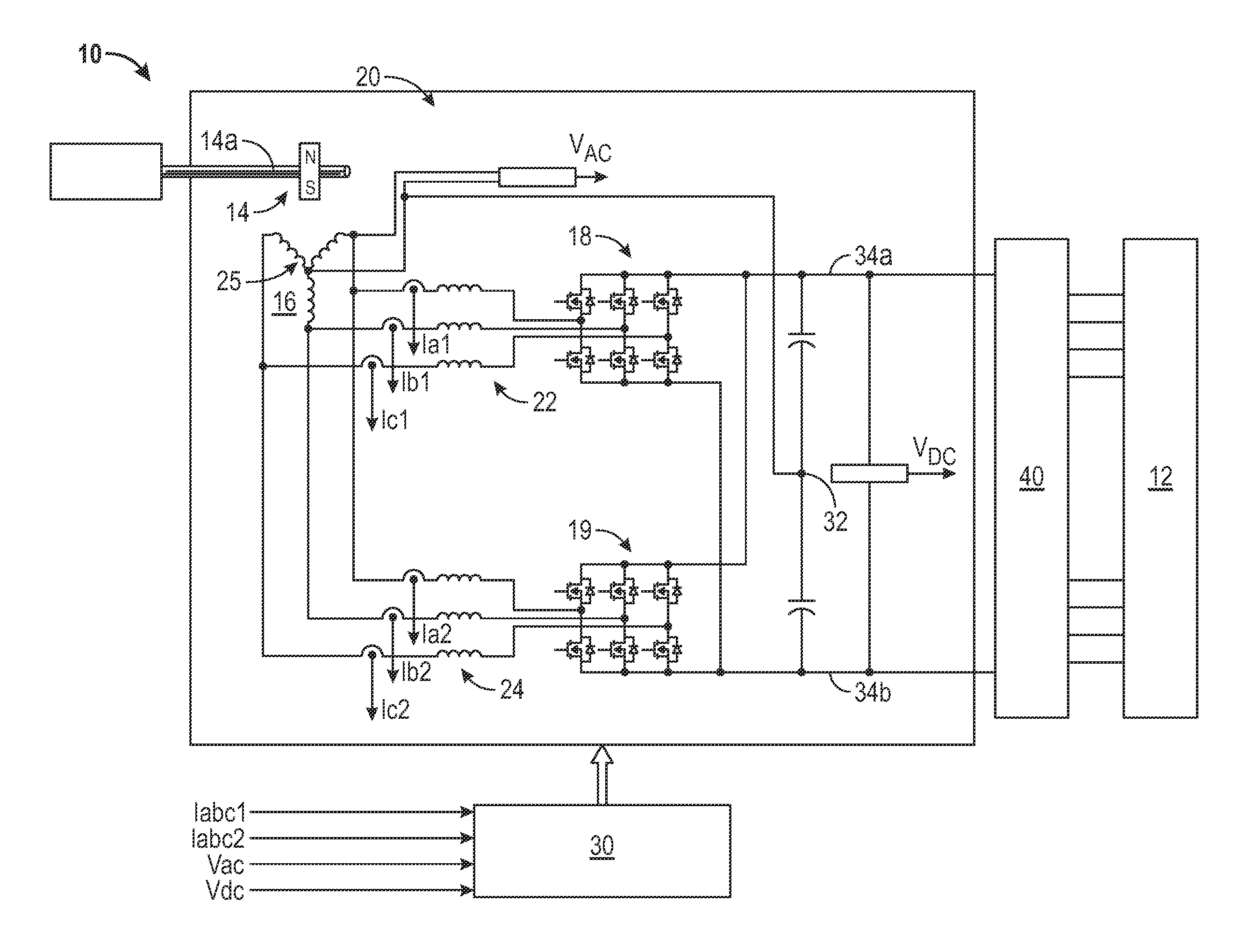 Integrated high-voltage direct current electric power generating system