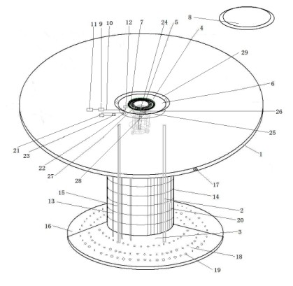 Gas and electric combined energy-saving heating cooking table