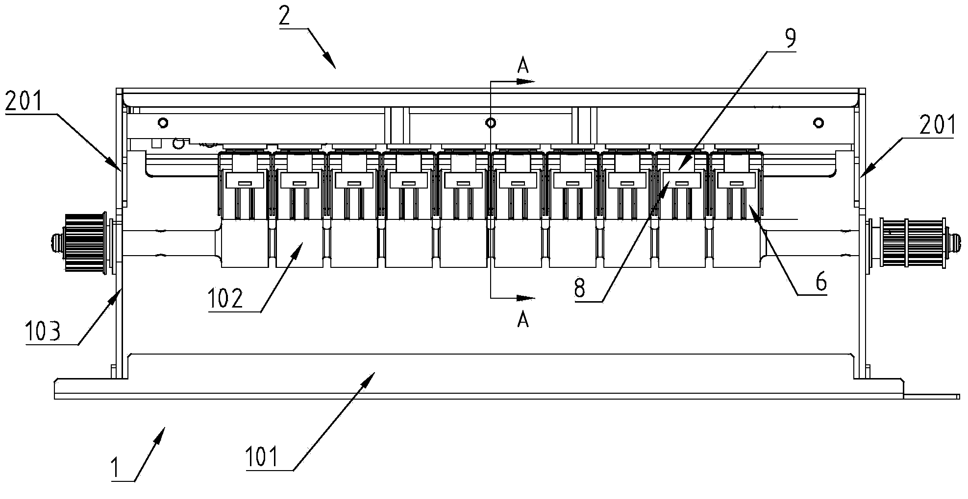 Paper money thickness detection module and ATM money checking device