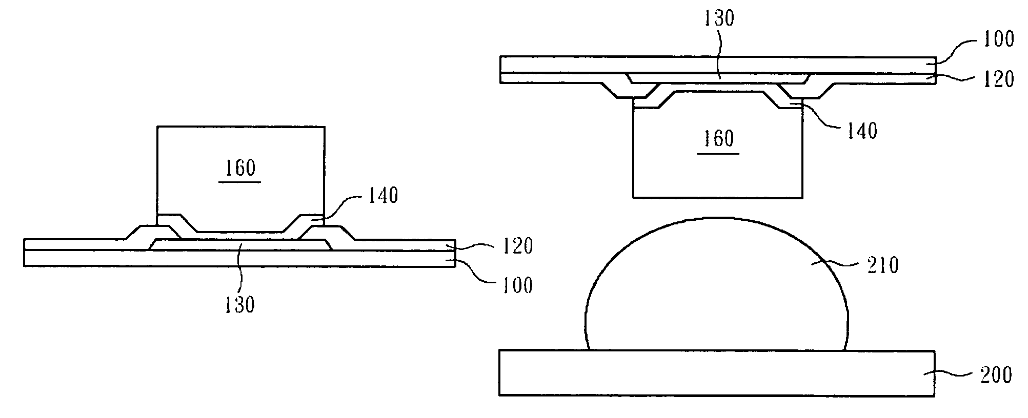 Flip-chip packaging process using copper pillar as bump structure