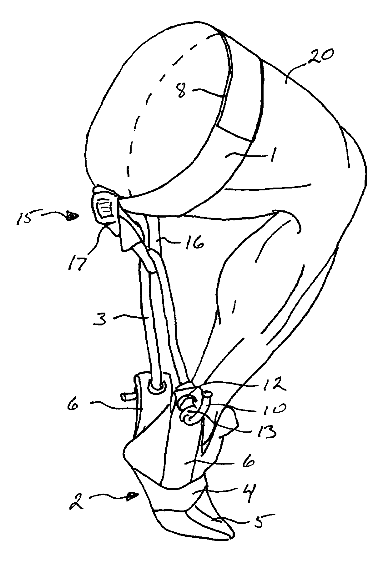 Runner training and exercise device
