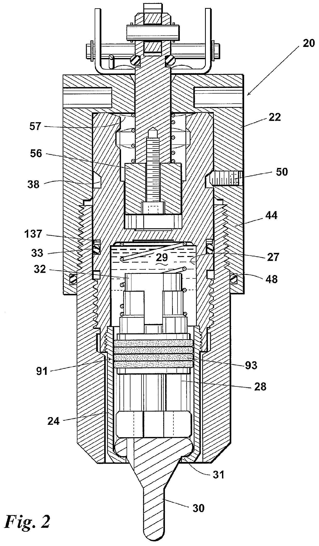 Pipeline pig signal trigger cavity seal