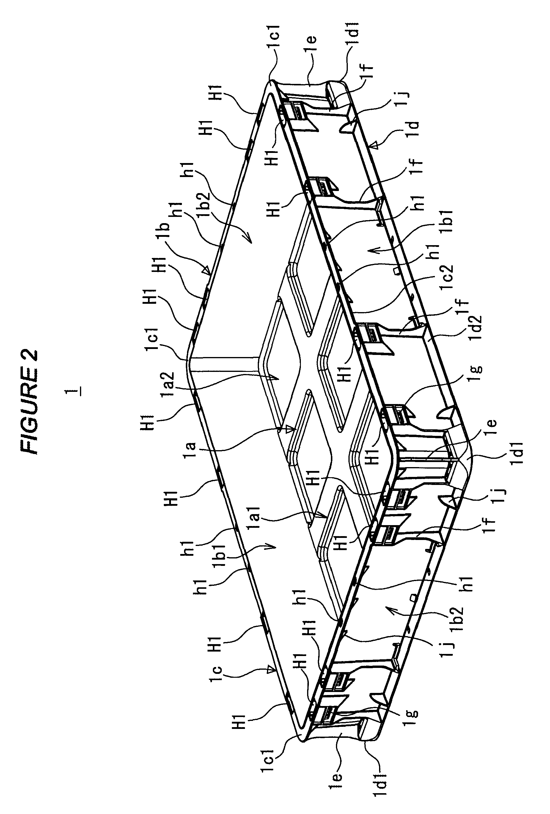 Assemblable and disassemblable container