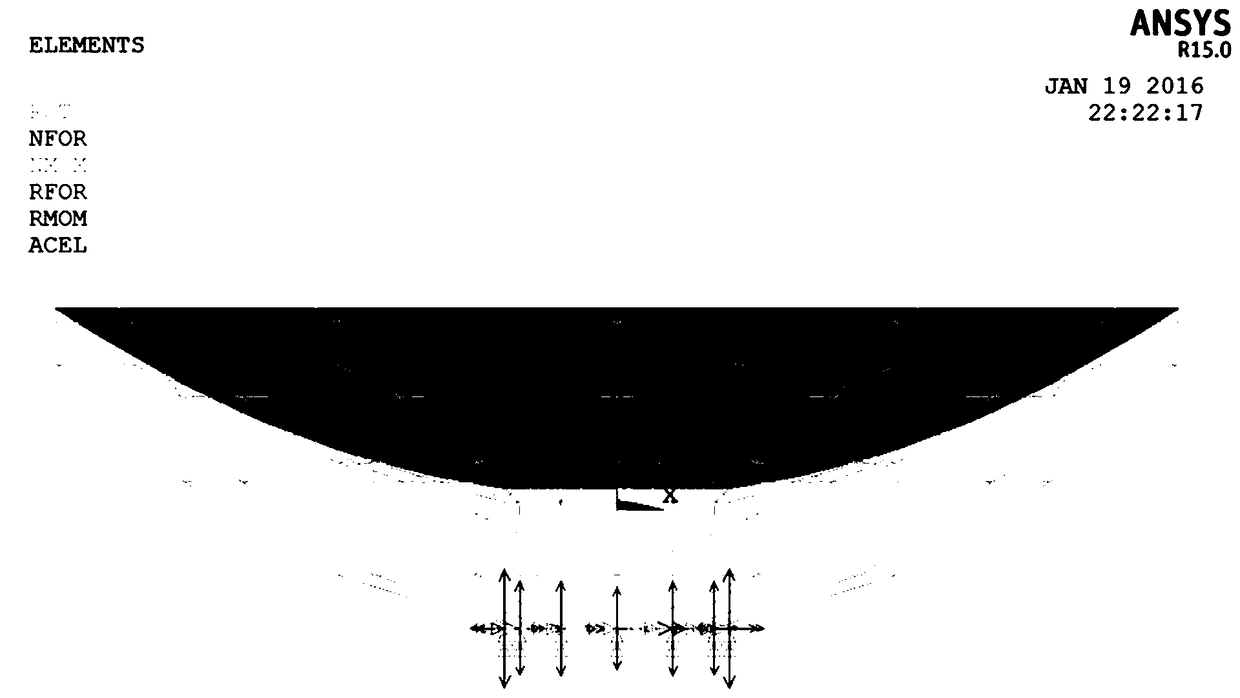 Face-to-Antenna Pointing Large-scale Deformed Parabolic Antenna Panel Movement Fitting Adjustment Method