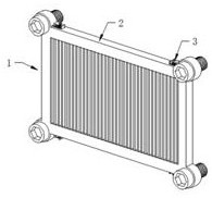 Connecting structure of radiator support and front longitudinal beam of automobile