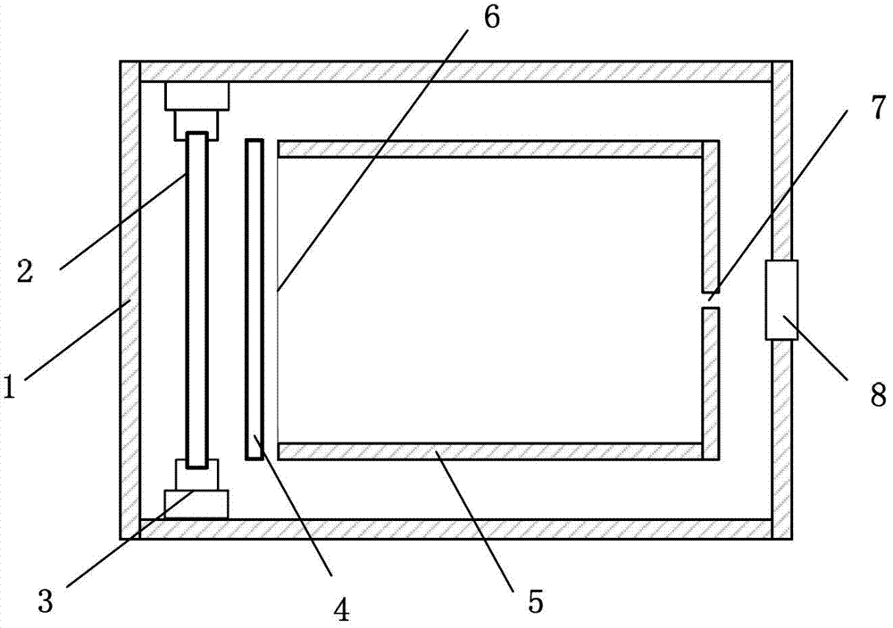 System for testing high-temperature spectral emissivity of materials based on effective radiation