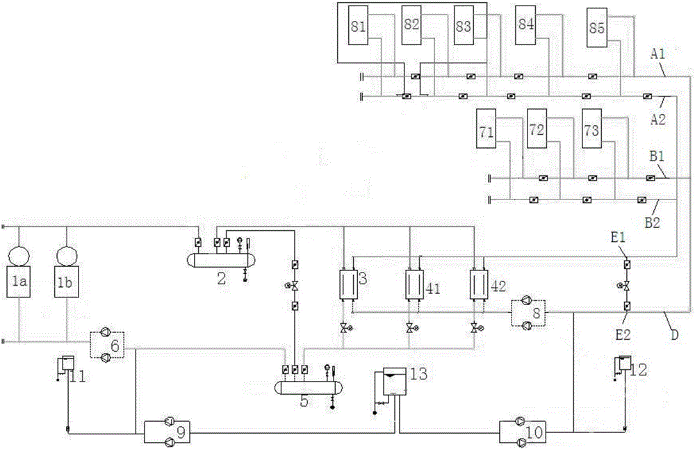 Central heating comprehensive experiment system