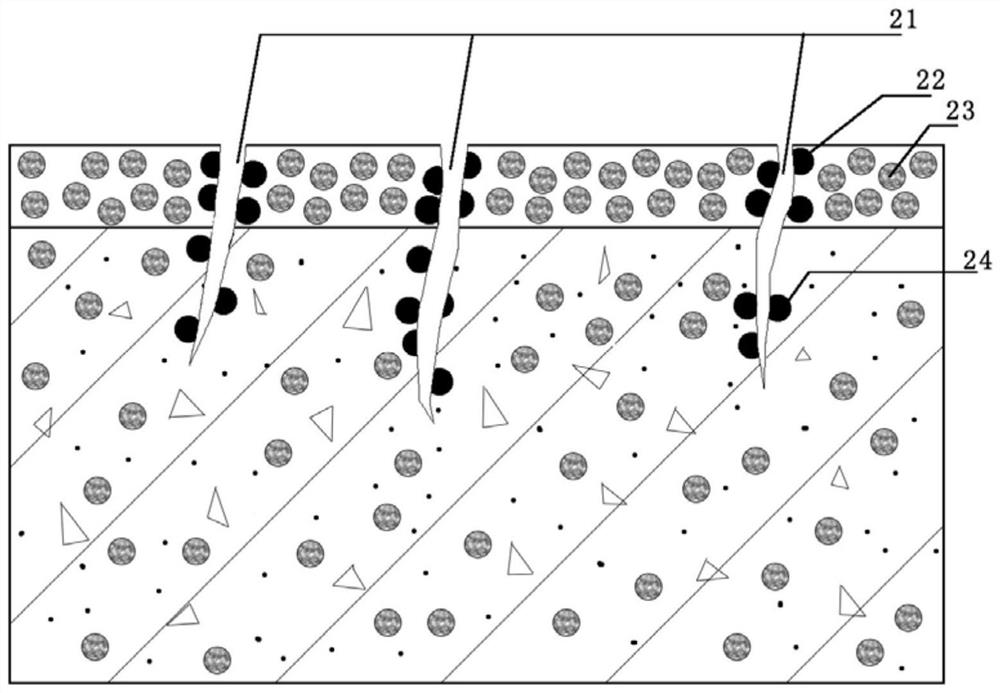 A method for preparing concrete that can self-report damage