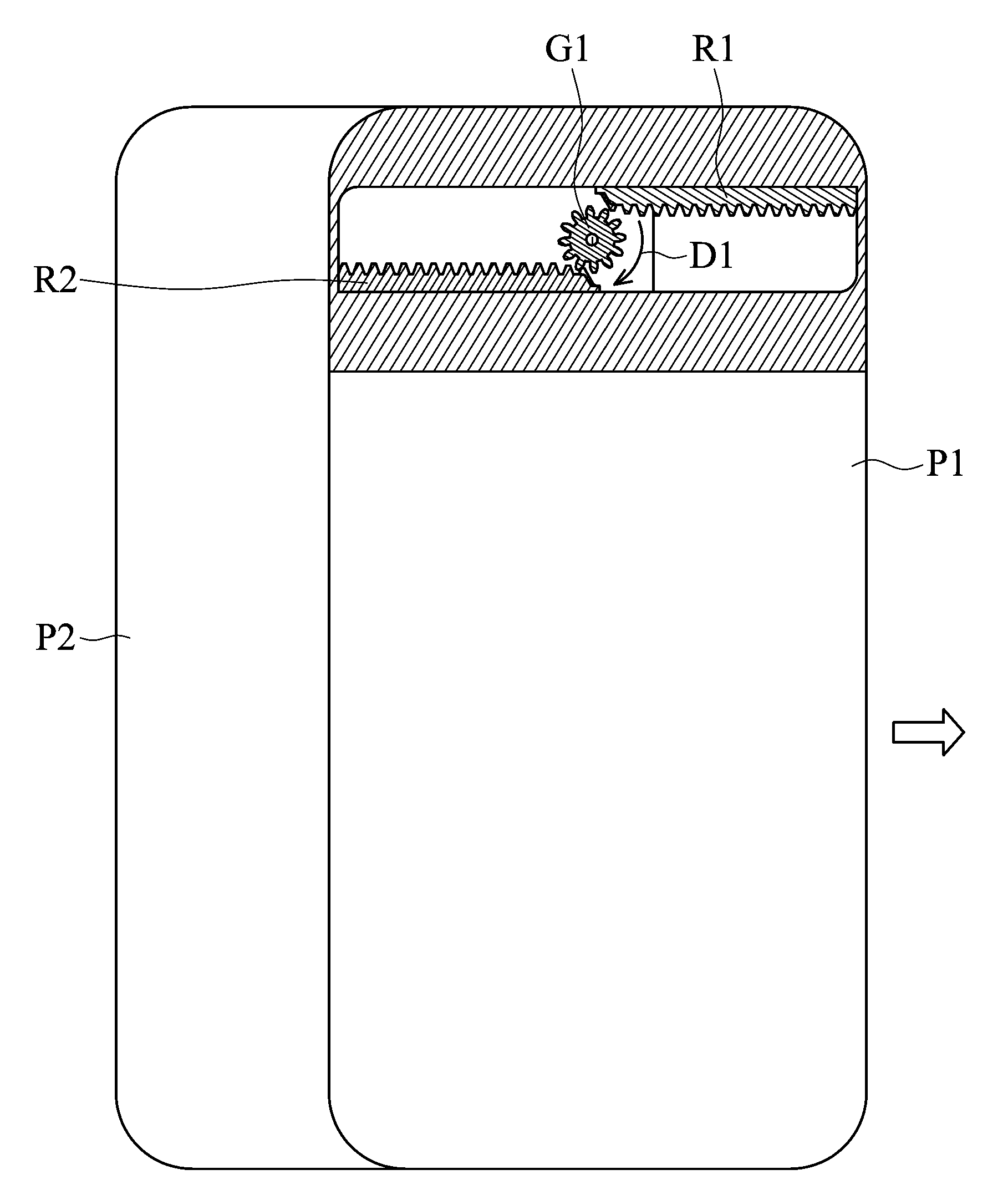 Electronic device and semi-auto sliding mechanism thereof