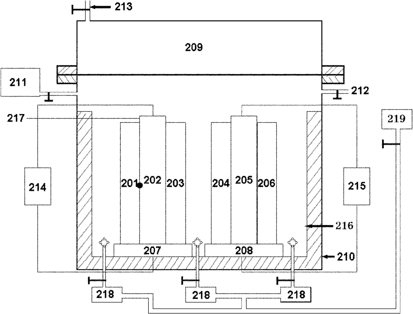 Method for preparing carbon/carbon composite material by liquid precursor atomization