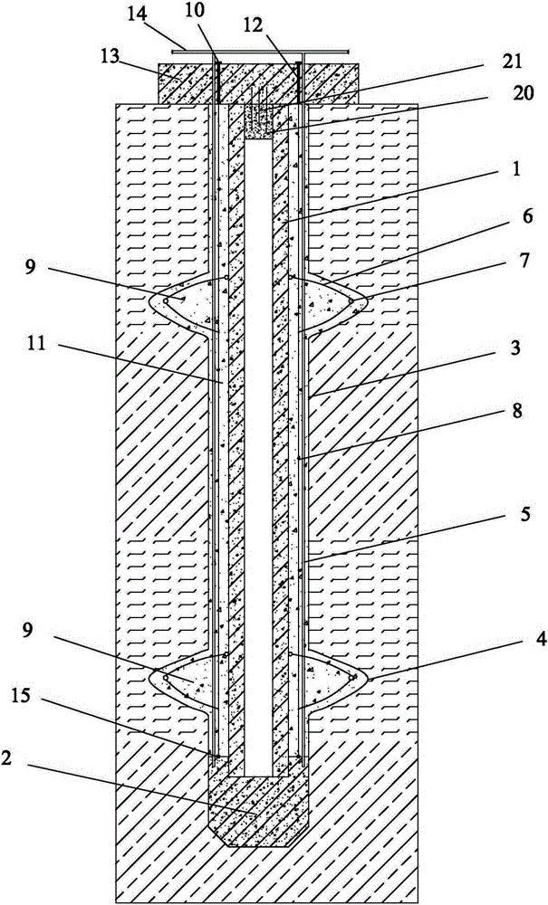 A Construction Method of Drainage Prestressed Pipe Pile with Soft and Hard Interlayer Interaction Foundation