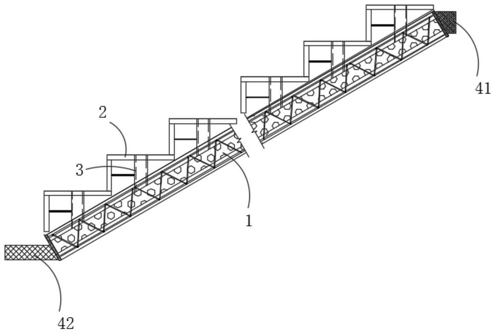 Fabricated fully-prefabricated stair and fabricated stair building