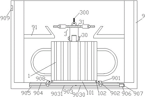 Lockable transformer mechanism with guiding and positioning devices and use method of transformer mechanism