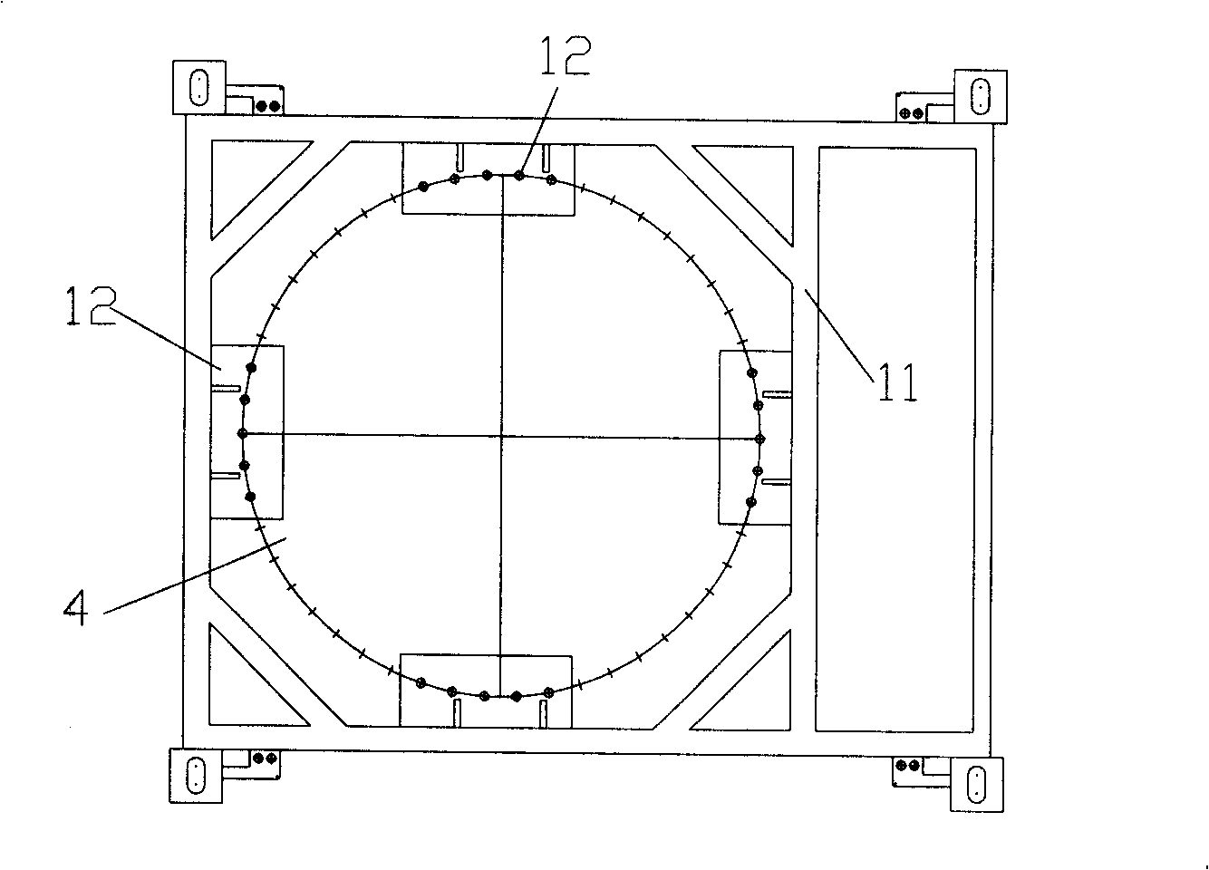 Assembly for transporting windmill generator vane and using method thereof