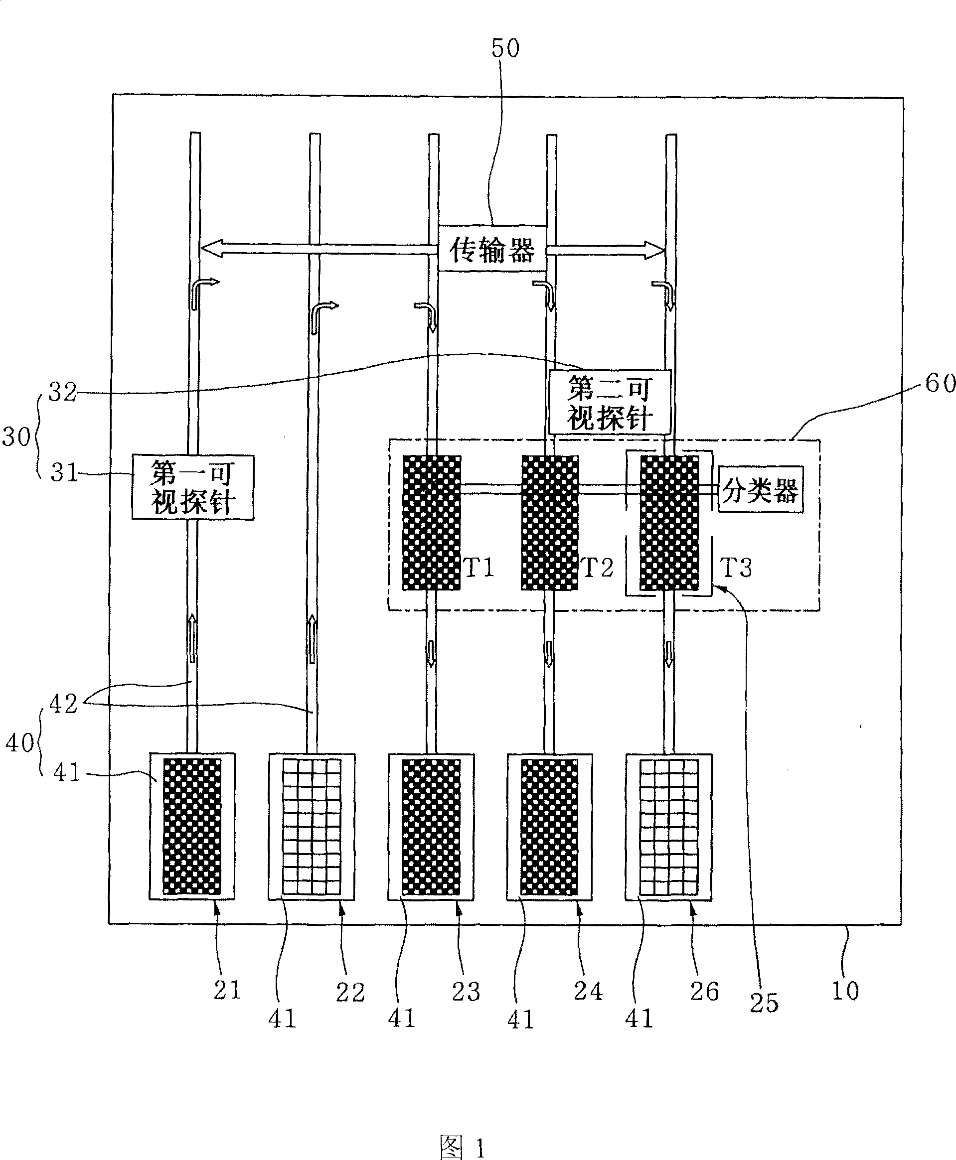 In-tray inspection apparatus and method of semiconductor package