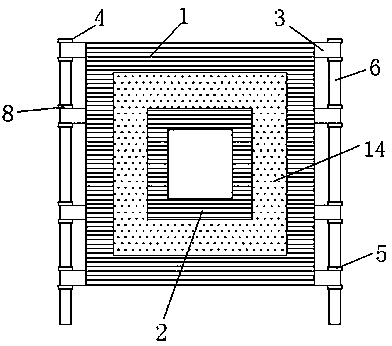 Transient electromagnetic low-mutual-inductance foldable type coil