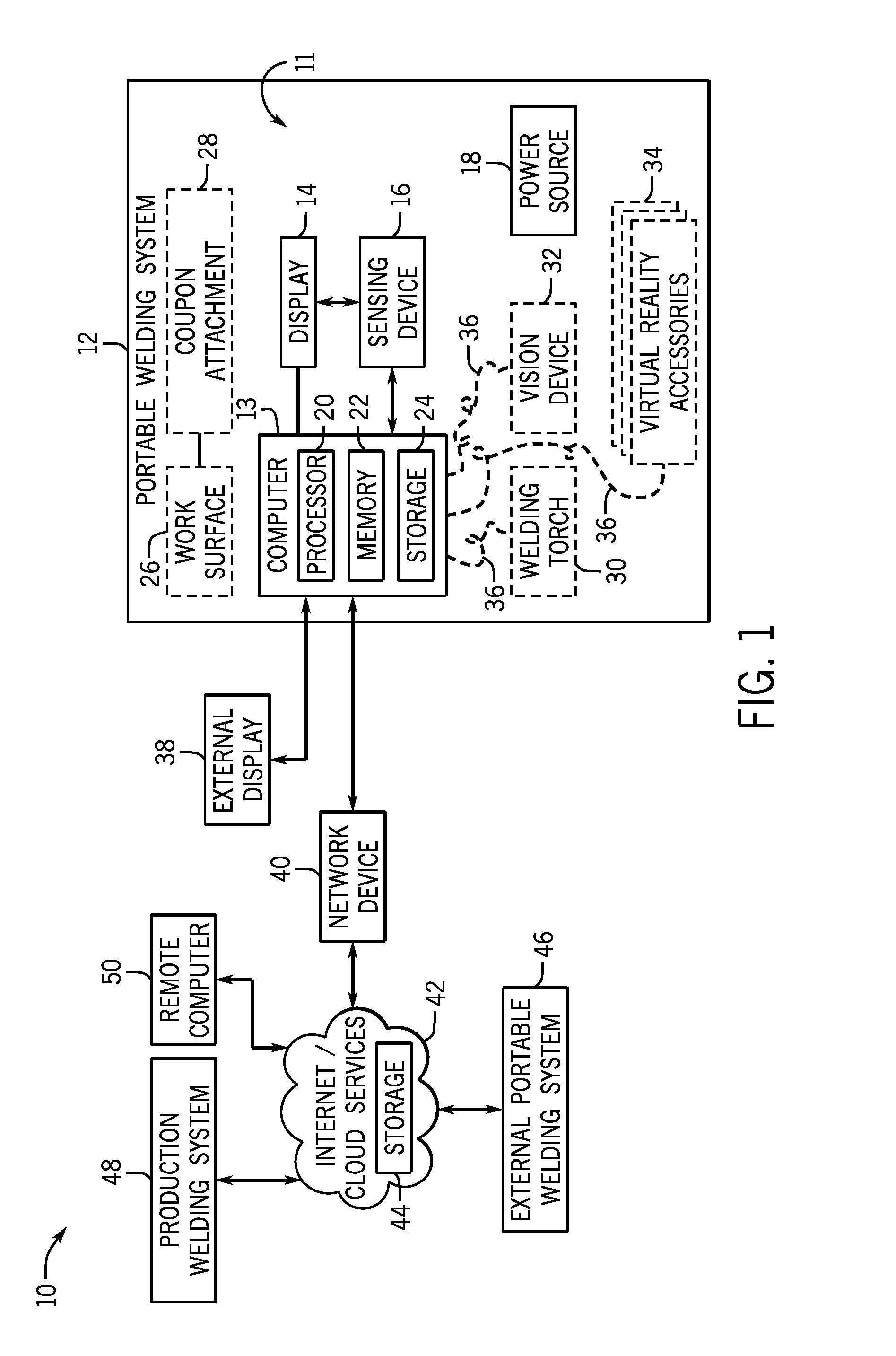 Weld training system and method