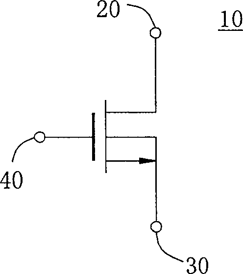 Metal oxide semiconductor field-effect transistor with isolating structure and its production