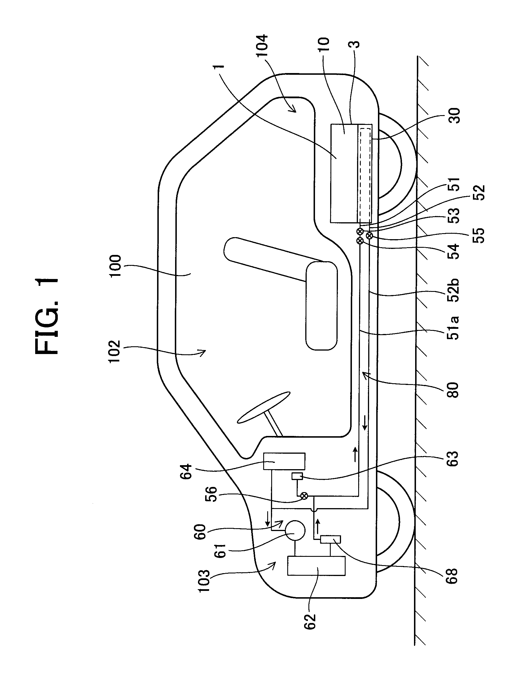 Battery cooling/heating structure and battery module