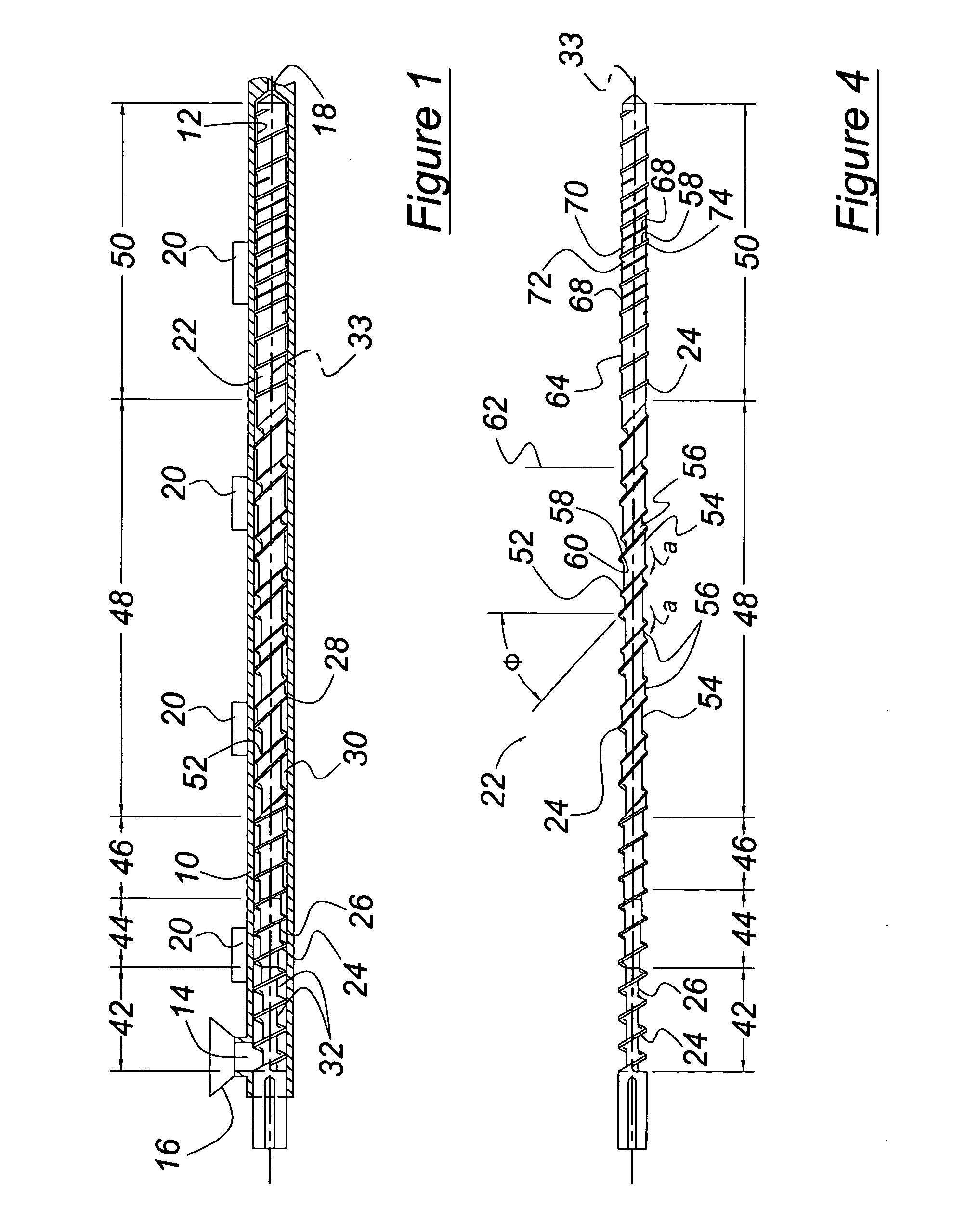 Apparatus for plasticating thermoplastic resin including polypropylene