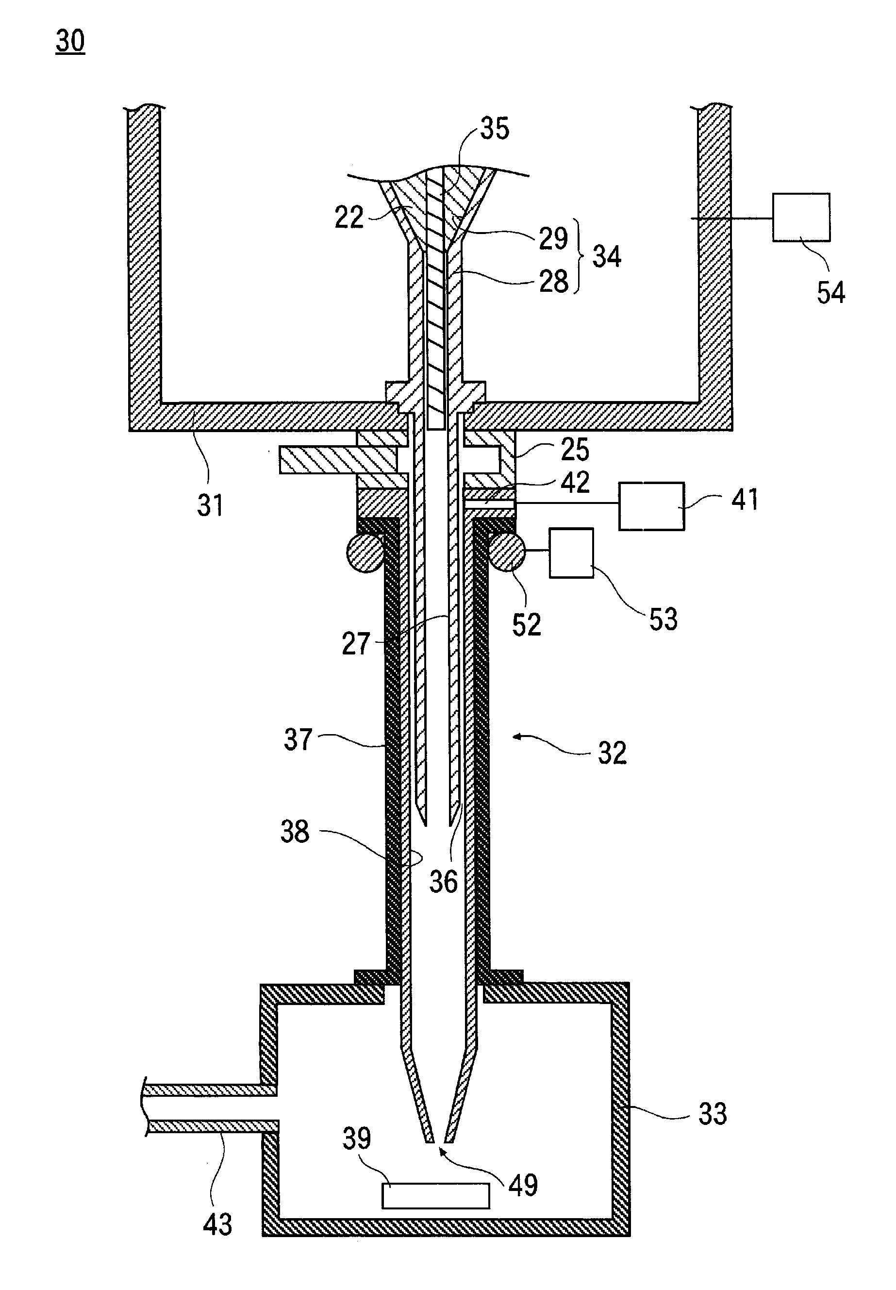 Organic compound steam generator and apparatus for producing organic thin film