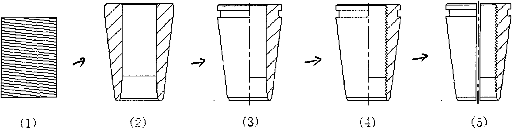 Manufacturing method of internal jacket