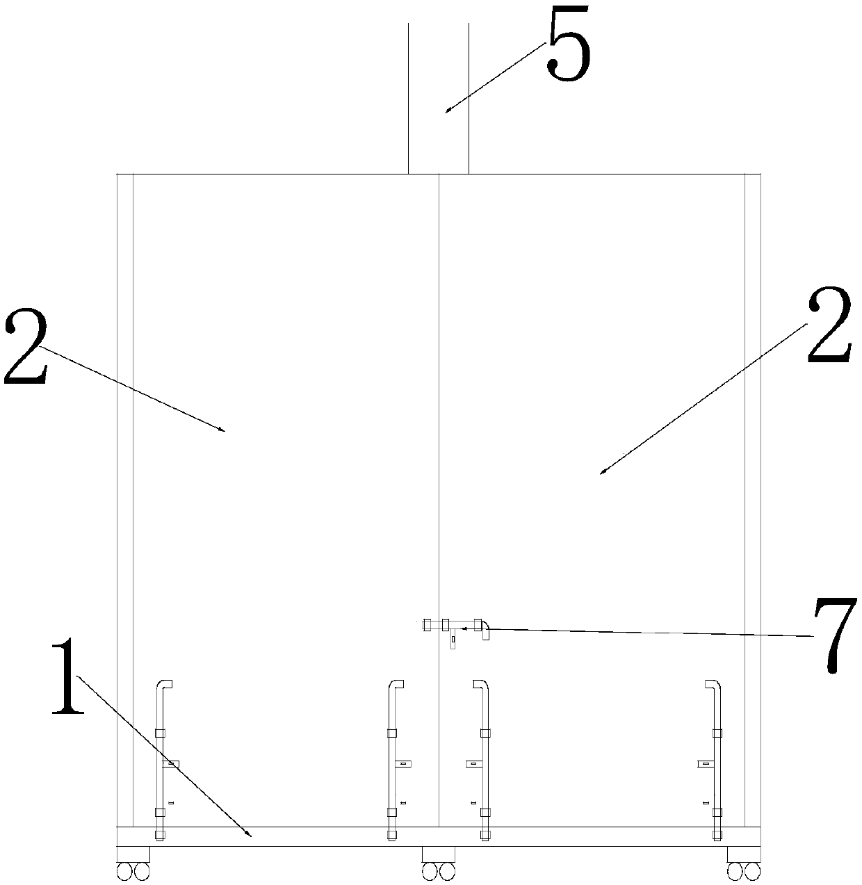 Spliced movable paint spraying room capable of collecting paint spraying waste gas