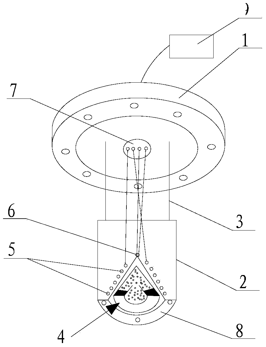Vacuum evaporation source capable of being mounted at any angle for use