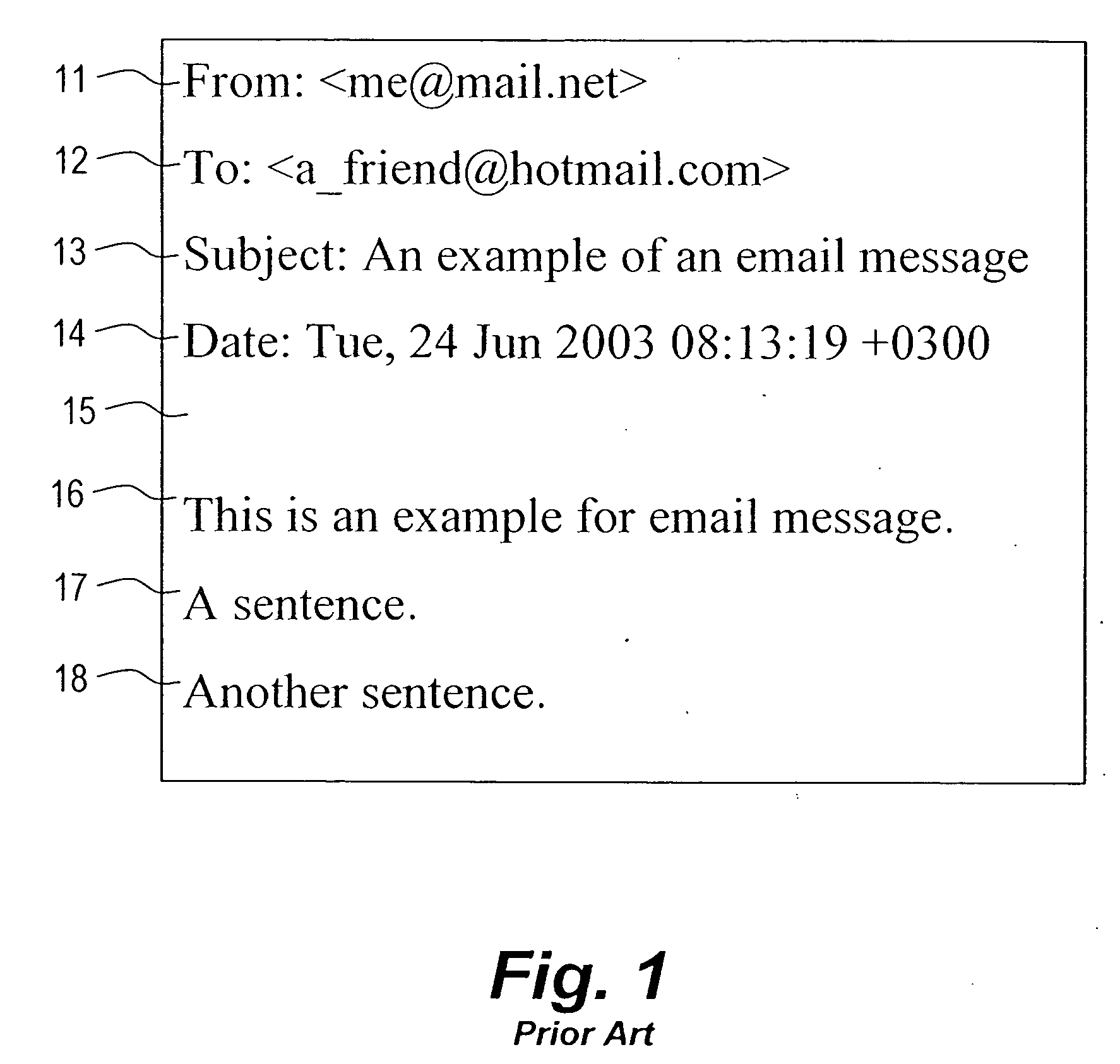 Method and system for preventing exploiting an email message