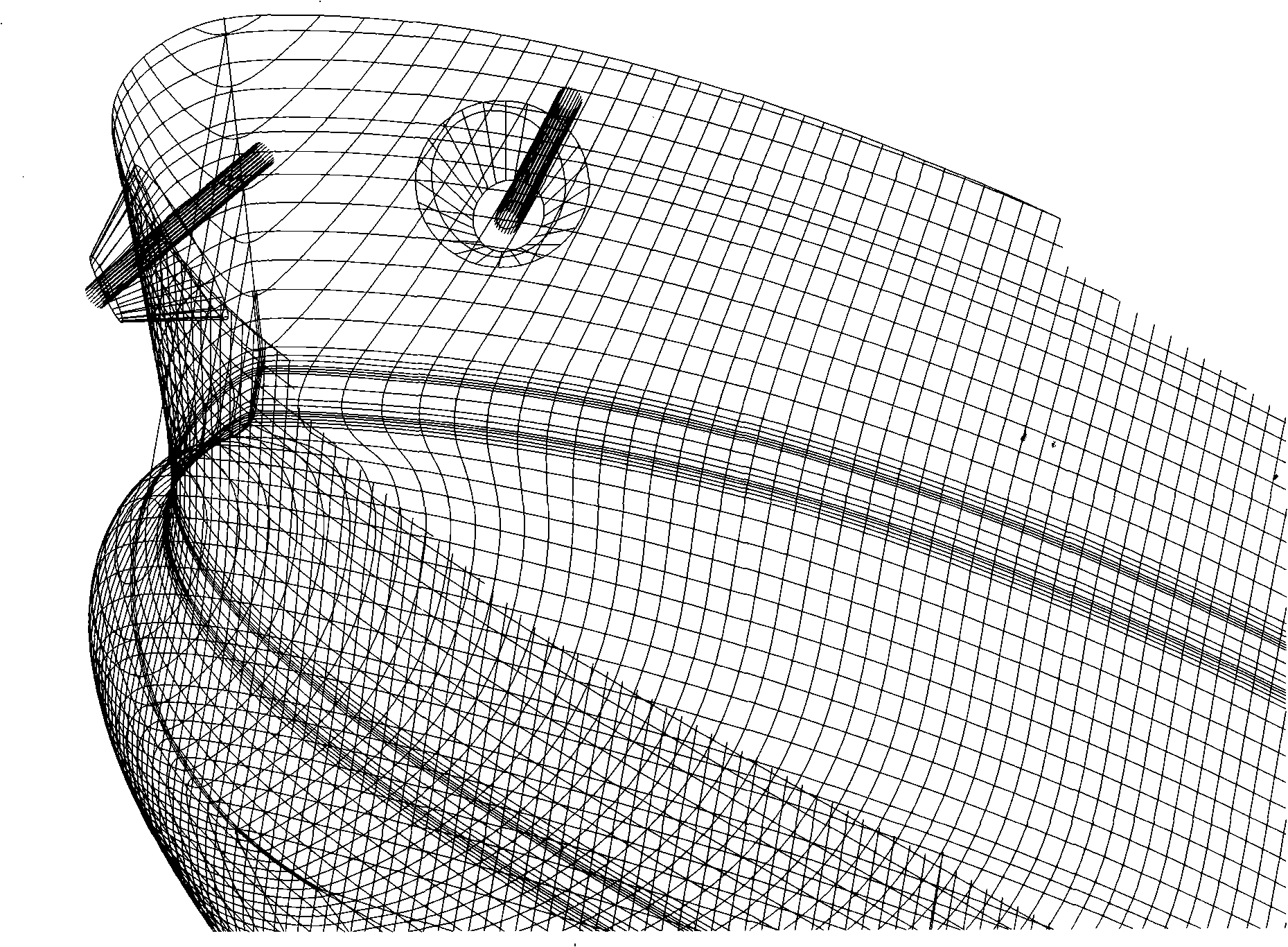 Method for fairing and mounting shipping anchor lug and hawse pipe