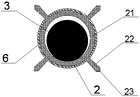 Using method used for PVC pipe sleeving of circuit control line and capable of realizing good anti-dew effect