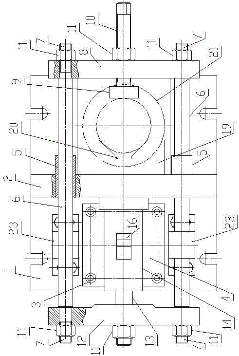 Spline Hub Boring Center Hole Pneumatic Fixture