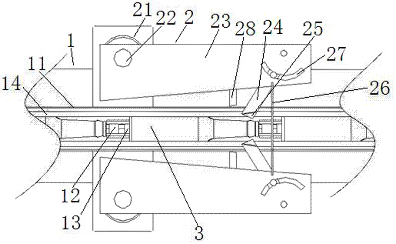 Label scraping device for recycled glass bottle waste-label removal operation