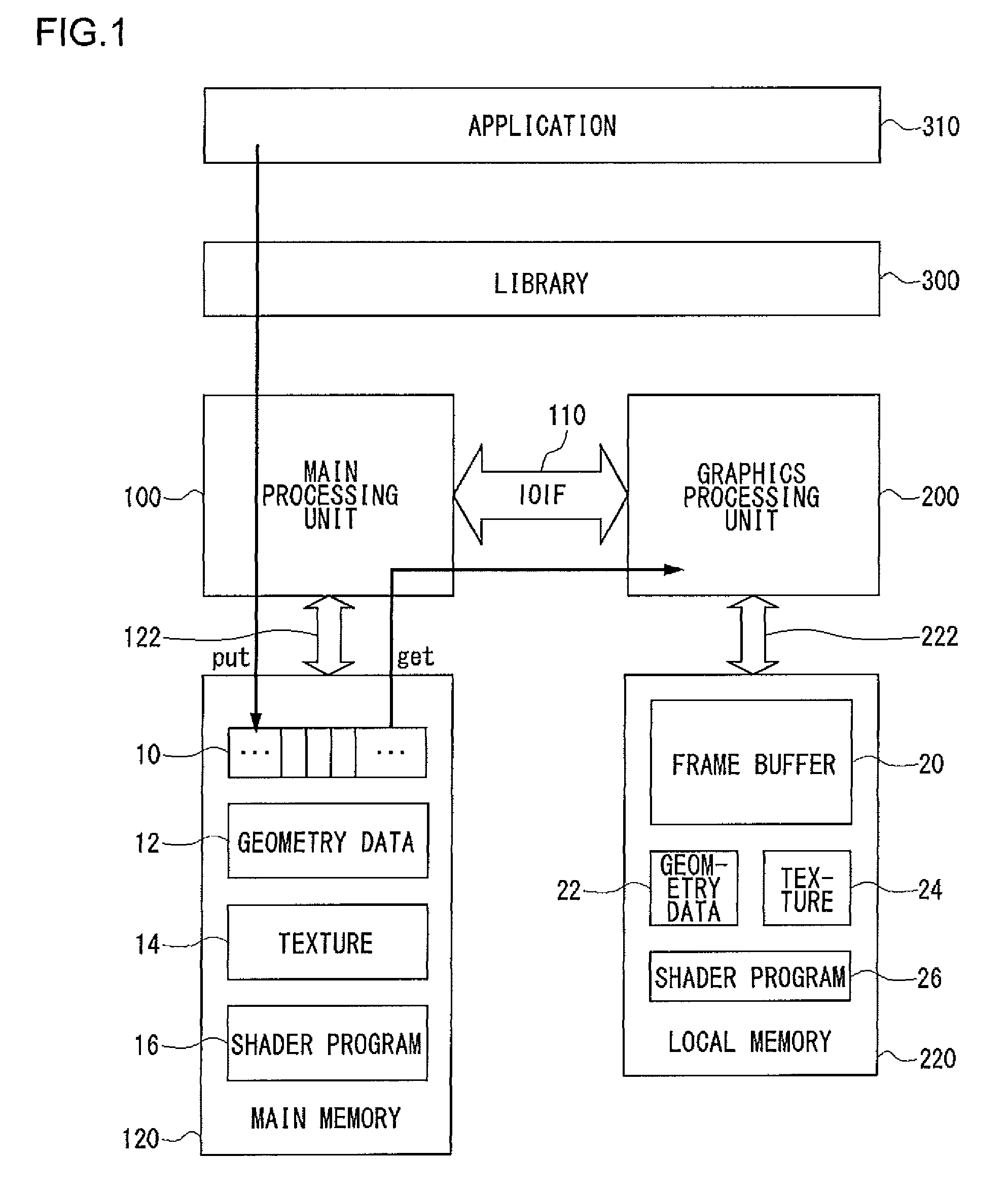 Graphics processing apparatus, graphics library module and graphics processing method