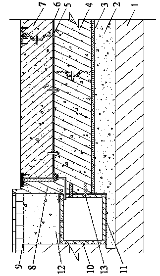 Water drainage and storage concrete pavement structure and construction method